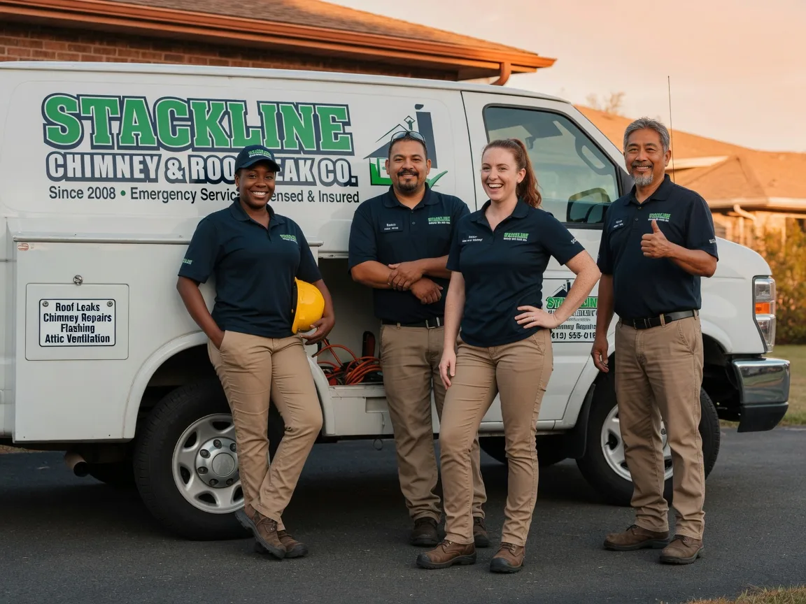 Chimney flashing repair company in Towanda, KS